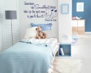 Sometimes the smallest things take up the most room in your heart-Winnie the Pooh Wall Decal for Nursery